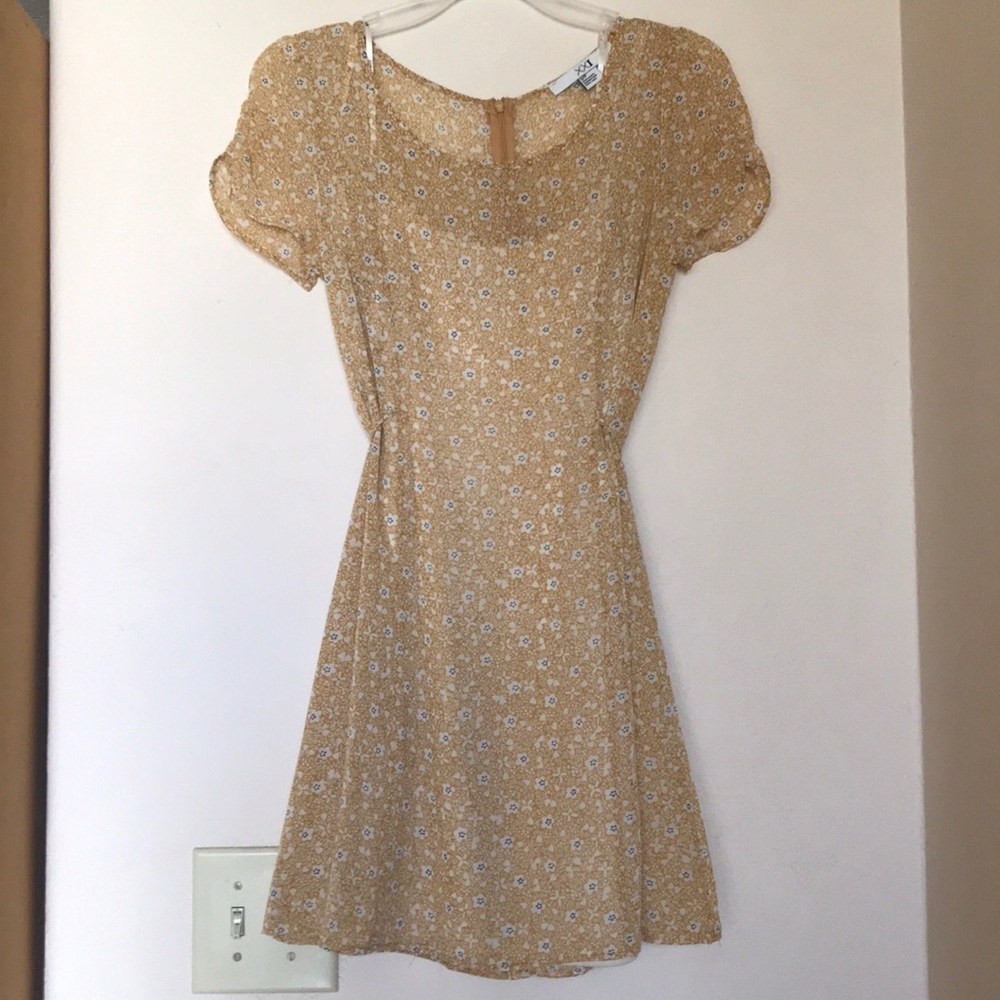 Yellow Floral Dress
